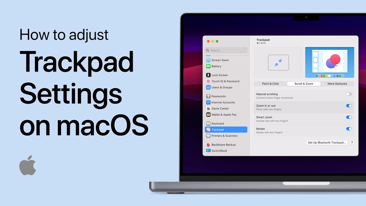 How to Adjust Trackpad Settings on macOS Tahoe